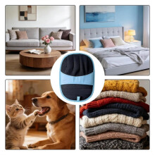 Dog Hair Mitt Electrostatic Five-Finger Cleaning Brush Pet Hair Removal Glove for Dogs Cats for Couch Carpet Furniture B