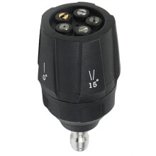 Hoogwaardige Messing 1/4 Inch Snelkoppeling met 5-Traps Multijet-Sproeier - Veelzijdig voor Autowassen, Tuinieren en Meer