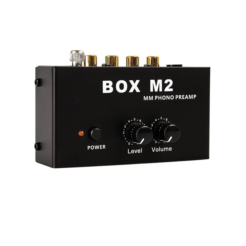 Box M2 Phono Preamp For Turntable Stereo Audio Hi-Fi Phonograph/Record Player Preamplifier Eu Plug 6033932663382