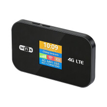 Travel WiFi Hotspot with SIM Slot 4G WIFI6 Mobile 300Mbps LED Display Stable Connection Supports 10 Devices Outdoor RV