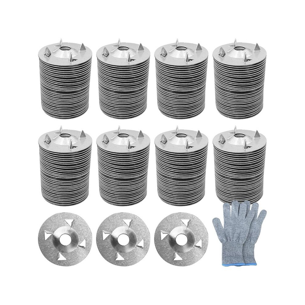 500Pcs Fasteners Washers For Foam Board Panels, 1-1/8 Inch Metal Washers For Insulation Fixing Hardware 4712888808536