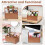 Natural Wooden Flatware Organizer,Multi-Purpose Storage Container for Kitchen Counter, Party, Table, Camping, Picnic 6