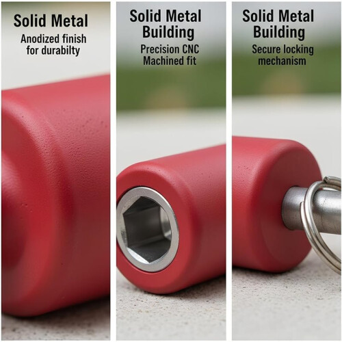 EZ-Crank Trailer Jack Drill Adapter,Heavy Duty Power Drill Crank Handle for 1" Handle Studs for Timpte, Dump (2pc) 2