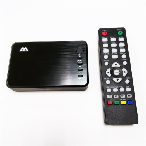 Reprodutor Multimídia Full HD com Reprodução Automática em 1080p, USB, HDD, VGA e AV para , U Disk, MKV, RMVB e Plugue Europeu. 2