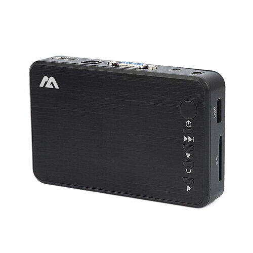 Reprodutor Multimídia Full HD com Reprodução Automática em 1080p, USB, HDD, VGA e AV para , U Disk, MKV, RMVB e Plugue Europeu. 2