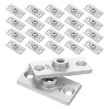 20 Stück Deckenflanschhalterungen für 3/8 Zoll-Gewindestangen, Platten-Deckenhalterungen, Flansche, Gewindestangen, Heimwerker-Sanitärarbeiten