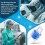 For HME Heat Moisture Exchange Filter in- Humidification Solution Unit HME Filter Replacement for Tracheostomy 20Pcs 4