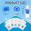 For HME Heat Moisture Exchange Filter in- Humidification Solution Unit HME Filter Replacement for Tracheostomy 20Pcs 3