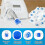 For HME Heat Moisture Exchange Filter in- Humidification Solution Unit HME Filter Replacement for Tracheostomy 20Pcs 5