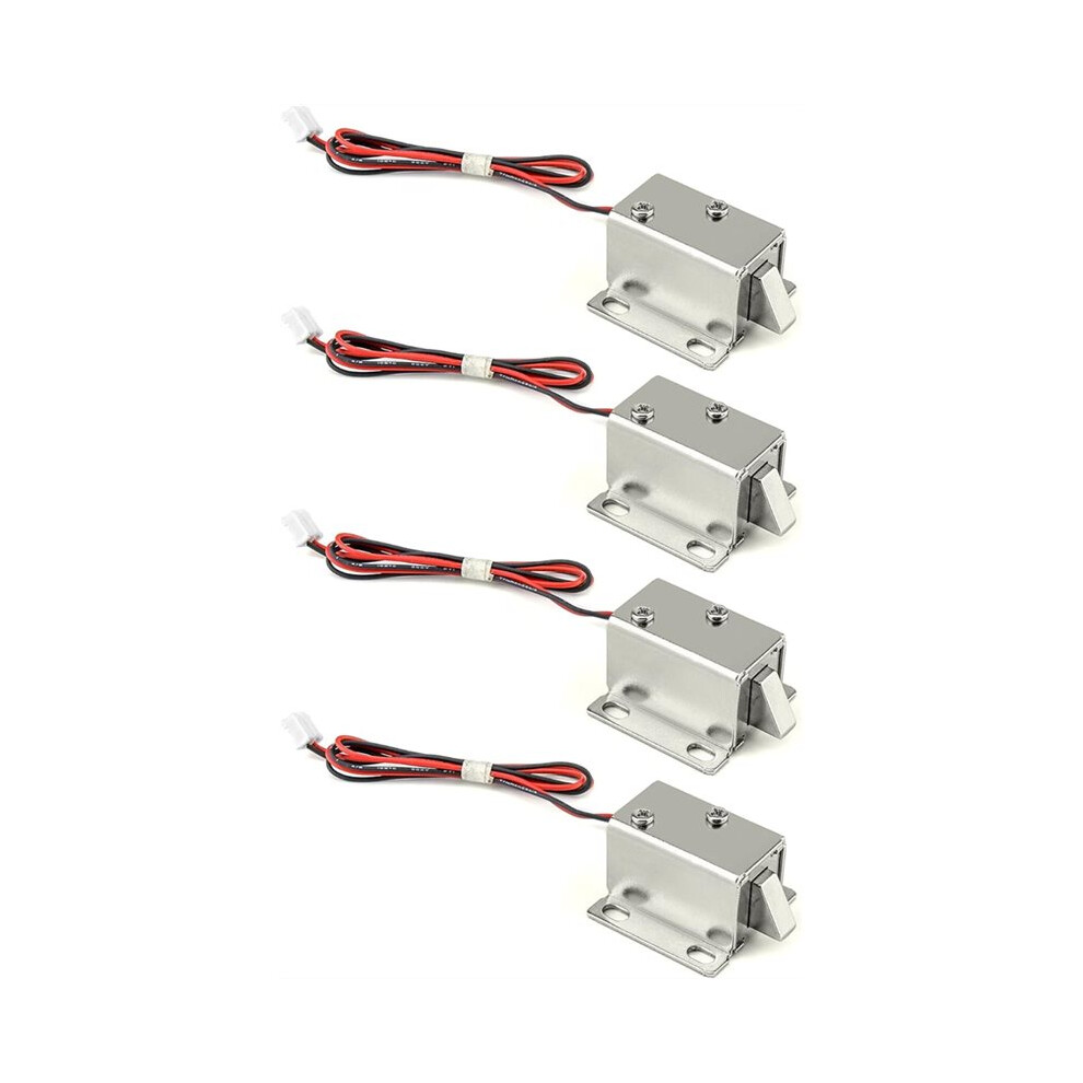Tauoh Electromagnetic Solenoid Lock,Door Drawer Tongue Down 12V Slim Design Assembly For Cabinet Door Drawer Safety Lock