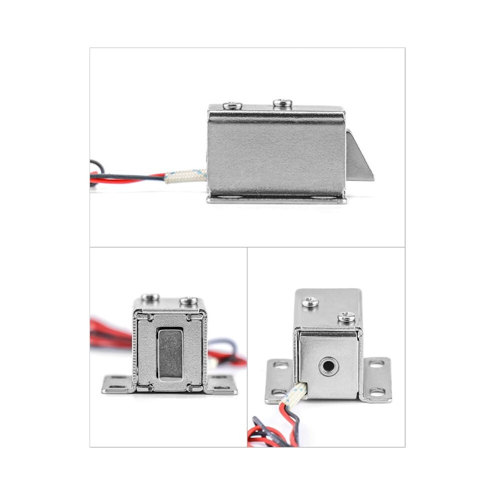 Electromagnetic Solenoid Lock,Door Drawer Tongue Down 12V Slim Design Assembly For Cabinet Door Drawer Safety Lock 4713401169363
