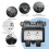 Outdoor Socket Waterproof IP66 Outdoor Socket with  Indicator Light,3680 W  Outdoor Socket Eu Plug 3