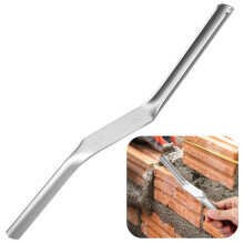 Desempenadeira de 1/2" X 5/8" para Rejuntamento de Concreto, Ferramenta para Tijolos, Espátula Dupla para Rejuntamento de Cimento