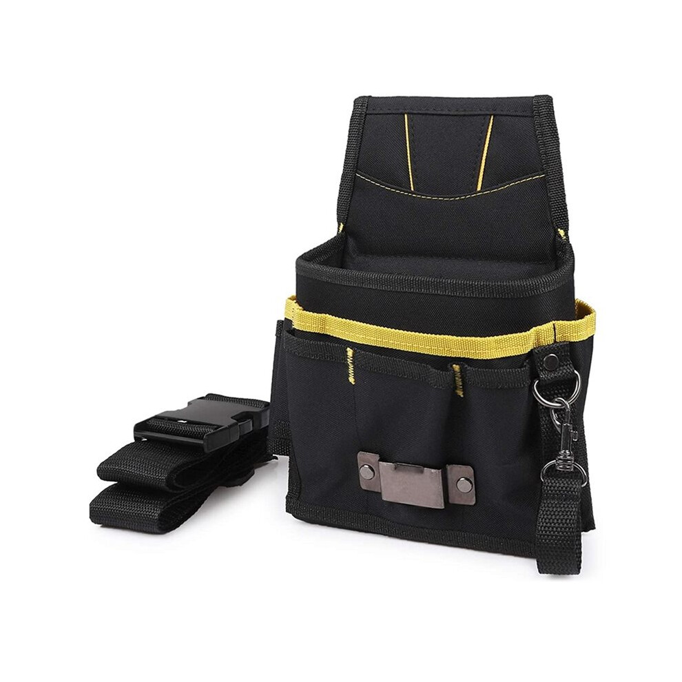 Electrician Waist Tool Bag Belt Oxford Cloth Storage Pouch With Multiple Pockets 4713694636580