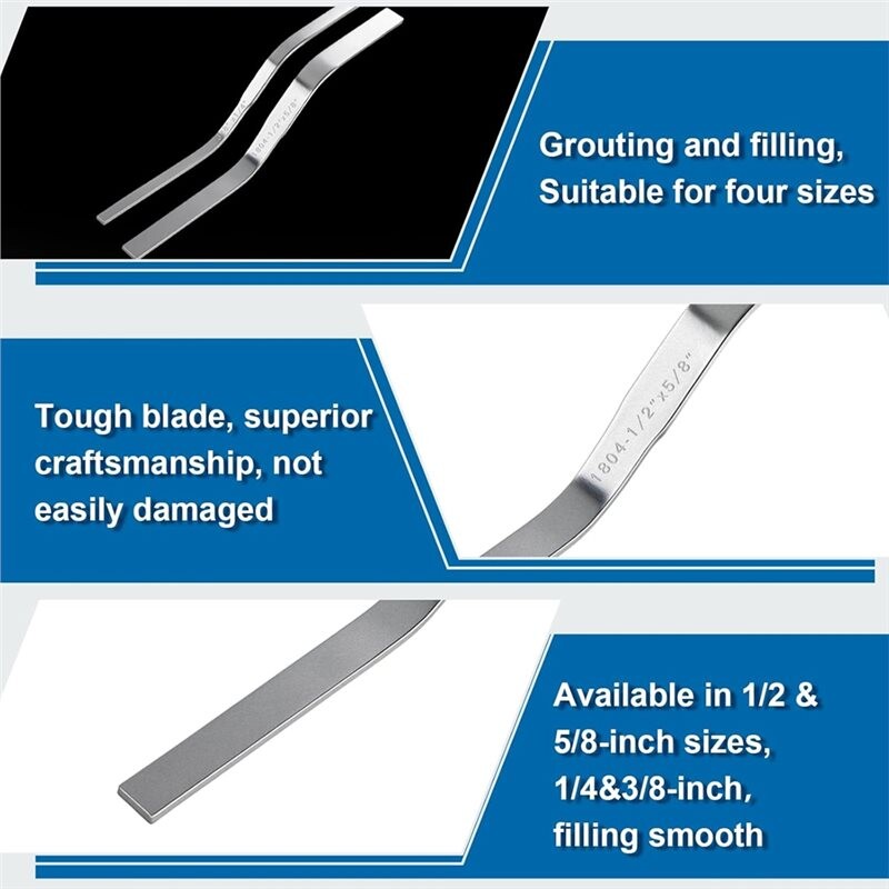 Double Ended Brick Jointer for Cement Pointing Trowel 3/8