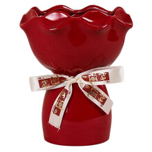 Ceramic Vase Rose Flower Shaped Vase Desk Flowers Bouquet for Home Girding Decorative Floral Vases Room Aesthetic Decor