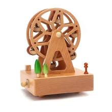 Wooden Music Box Ornament, Home Decor, Birthday Gift, Valentine'S Day Gift