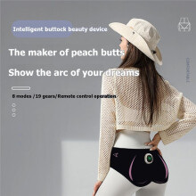 Appareil de Tonification des Fesses par EMS avec Télécommande, 8 Modes, 19 Vitesses, Masseur Intelligent pour le Lifting des Fesses