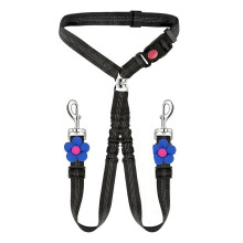 Harnais de Sécurité Rétractable Anti-Fugue pour Chien de Petite et Moyenne Race, Idéal pour les Voyages en Voiture.