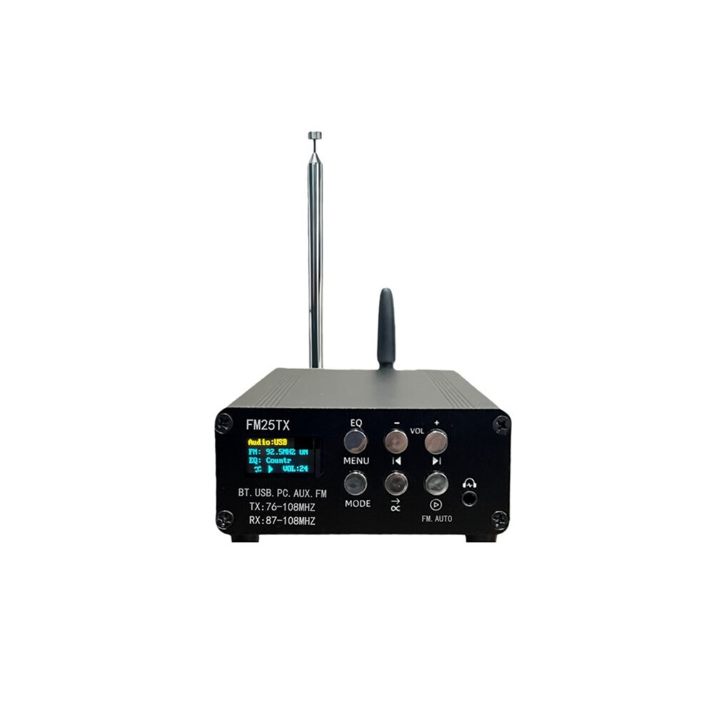 Fm25tx 2.5W Fm Transmitter Stereo Fm Radio Audio Playback And Transmission Function Mp3 Wireless Eu Plug 6033963054449