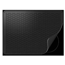 Silicone Stove Top Cover for Electric Stove Glass Cooktop Protector and Dish Drying Mats Heat Insulated Pads Black