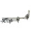 Drum Clamp Adjustable Percussion Mounting Bracket Arm Rod Microphone Stand Mounting Clamp Percussion Accessory Short 1