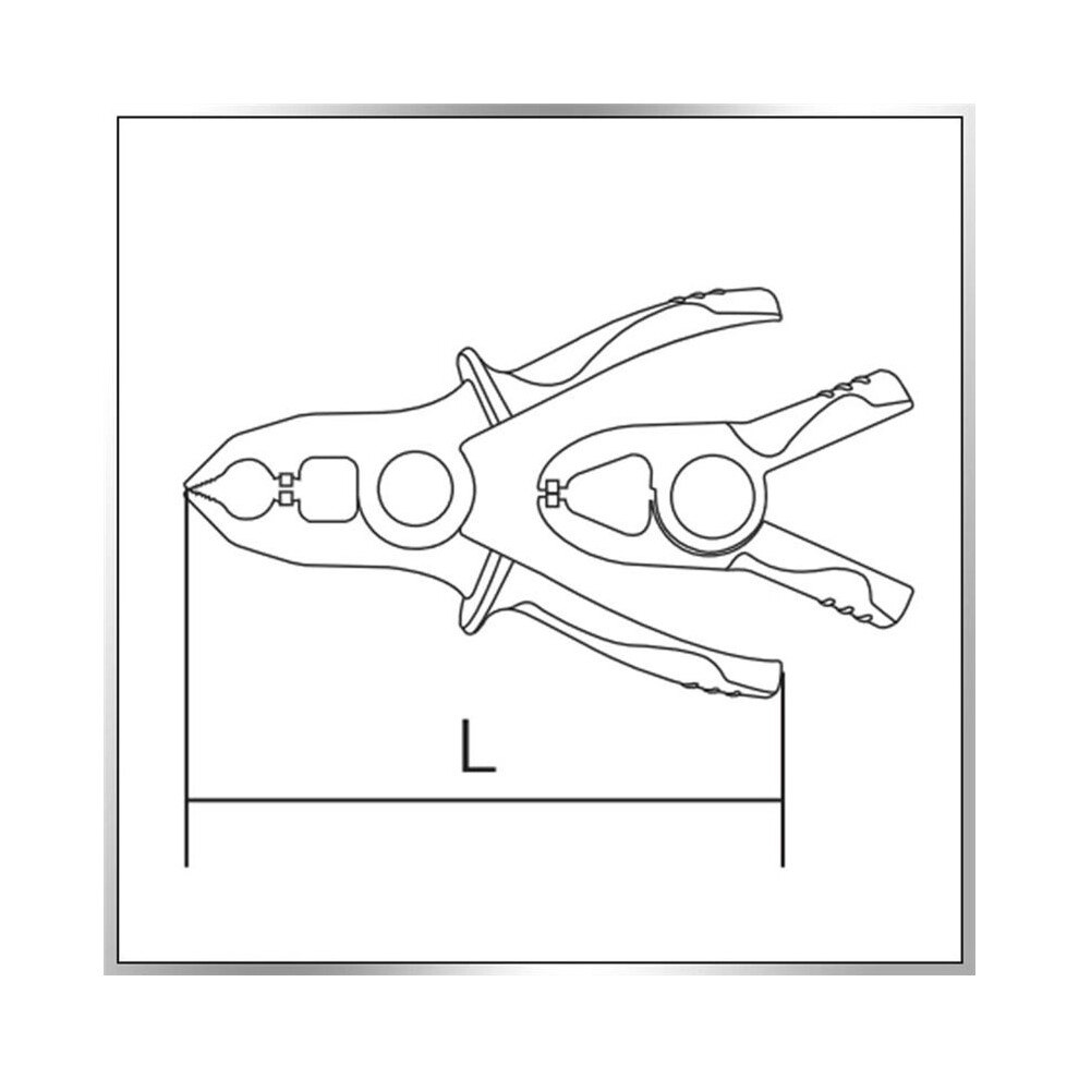 Insulated Wire Cutters 1000V Insulated Plastic Pliers Needle-Nose Pliers Electrician's Pliers Electrician Maintenance A 4714239744234