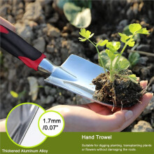 Garden Tool Set, 3 Piece Heavy Duty Garden Trowels Garden Hand Shovels, Idea for Transplanting, Weeding and Planting