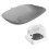 For Tipro X30 Accessory PJ 032Automatic Cat Litter Box Silicone Mat, Leakproof Grey Pad for Cats, Replacement Accessory 2