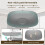 For Tipro X30 Accessory PJ 032Automatic Cat Litter Box Silicone Mat, Leakproof Grey Pad for Cats, Replacement Accessory 6