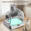 For Tipro X30 Accessory PJ 032Automatic Cat Litter Box Silicone Mat, Leakproof Grey Pad for Cats, Replacement Accessory 5