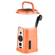 Outdoor Adventure Camping Multi-Functional Camping Lamp Hand-Cranked Solar-Powered Charging Radio US Version 5000mah