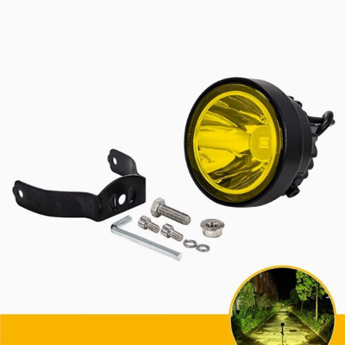 Refletor LED Redondo de 4 Polegadas, 30W, 3500K,  12-48V para Caminhão, Veículo Off-Road, SUV, ATV, Luz de Condução