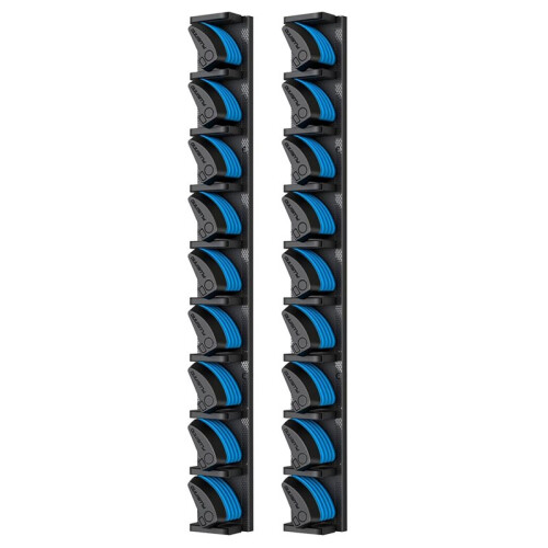 Suporte Vertical para Varas de Pesca, Conjunto com 2 Unidades, Compatível com Até 18 Varas de Pesca