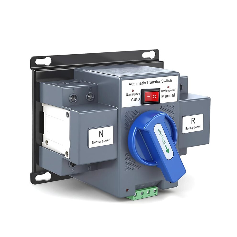 110V 63A 2P Automatic Transfer (Ats), 50/60Hz Dual Power Generator Changeover 6031264478254