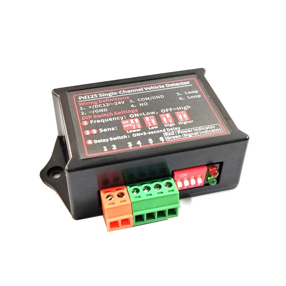 New 12V To 24Vdc Car Parking System Single Channel Loop Detector Pd125 With A Best Price/Detector De Lazo Inductivo 4711831664786