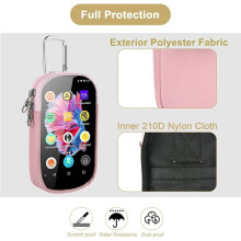 For MP3 & MP4 Players, with A Transparent Window for Storing Headphones, USB Cables, and Memory Cards ().