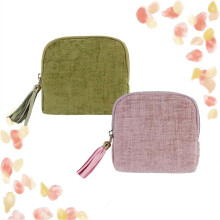 Étui à Bijoux Zippé, Pochette de Portable, Pochette Souple et Pliable pour Boucles D'Oreilles et Colliers