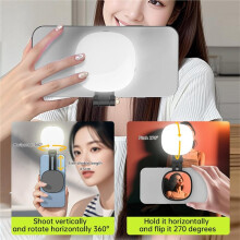 Lampe à Selfie, Lampe Magnétique pour Téléphone, Anneau Lumineux LED 360 pour Selfies, Éclairage D'Appoint pour la Photographie de Selfies A