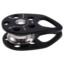 28KN Climbing Pulley Zipline Speed Pulley for Rope Rescue Climbing Hauling Backyard Zip  Climbing Pulleys