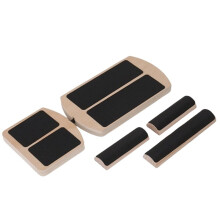 Professional Wooden Balance Board for Leg Workout, Anti-Slip Rocker Board, Wobble Board for Standing Desk