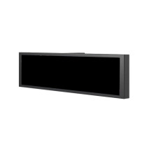 D92 Computer Case Sub-Screen 9.2-Inch Long Strip Screen CPU Temperature Monitor Performance Monitoring DIY Theme Black