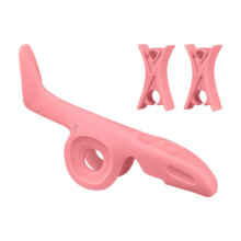 Viool Strijkstok-Holding Apparaat Hand Corrector Rechte Strijkstok-Holding Apparaat Strijkstok-Dragende Correctie Hand Vorm Roze