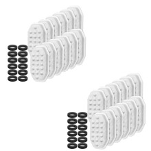 24 Pcs Stainless Steel Cat Fountain Filters for Rellaty and Neareal Cat Fountain for Automatic Pet Fountain