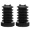 Rubber Rear Fork Boots  Covers Protector for  Touring Street Electra Glide Road King 1997-2013 1