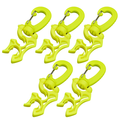 Diving Spare Second-Stage Quick Release Buckle BCD Breathing Regulator Pipe Clamp Low-Pressure Pipe Clamp Hose Hook G