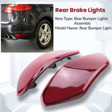 Car Rear Bumper Rear Bumper Lamp Reflector for Cayenne 2011-2014 95863110500 95863110600