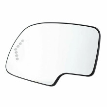 Side Mirror Glass Heated Auto Dim Signal Light for Chevy   03-07 Rearview Mirror Glass 88944391 GM1324102 L