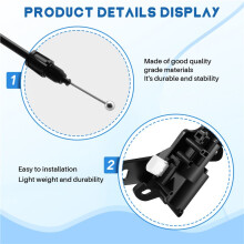 Front Hood Lock Actuator Release Cable 1500398-00-E/F/H 1500398 for Model 3/Y 2021-