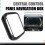 Car Center Control Panel Cover Decorative Sticker Real Modification Accessories for  Camaro 2016+ Black 5